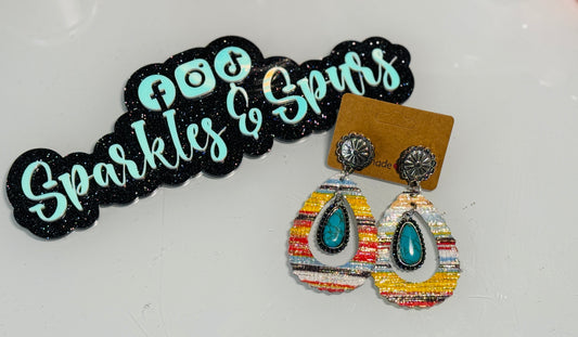 Droplet Turquoise Earrings