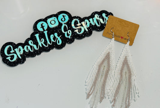 Beaded Dangle Earrings